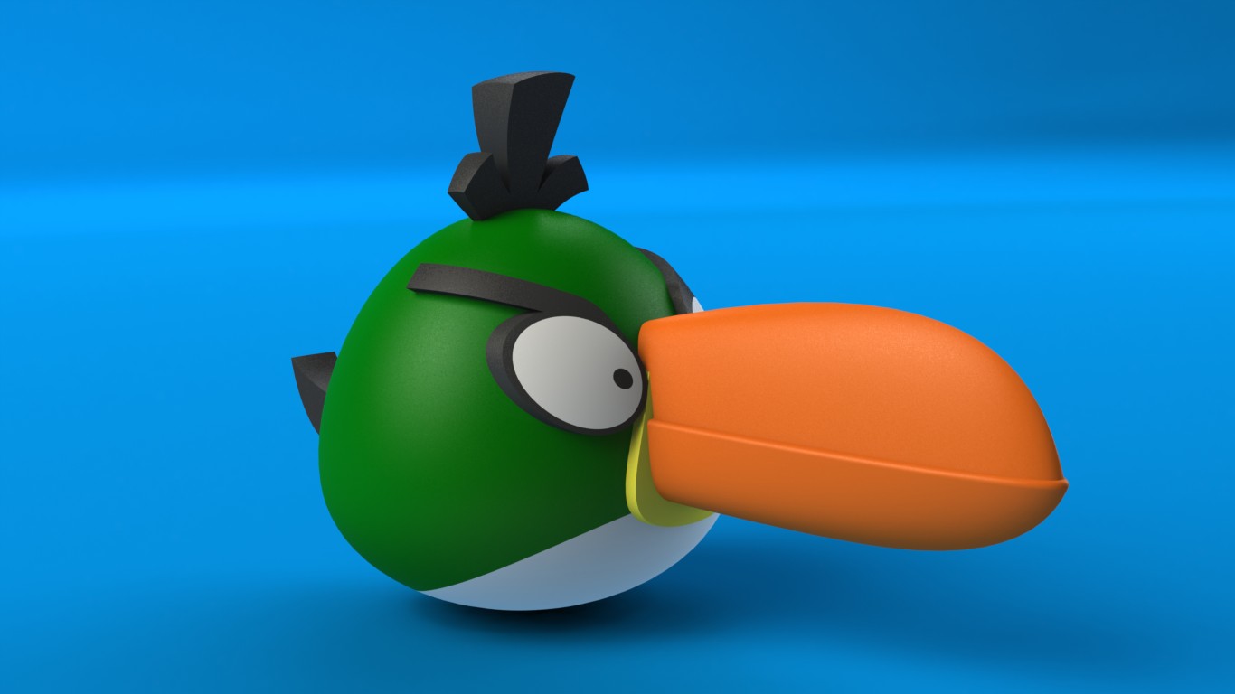 愤怒的小鸟+(绿色)